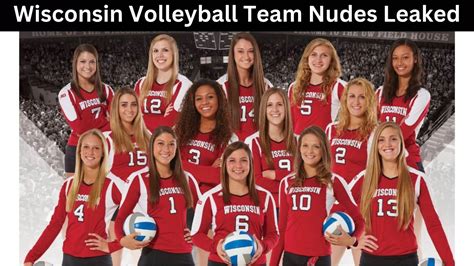 Wisconsin volleyball team nudes videos. Things To Know About Wisconsin volleyball team nudes videos. 